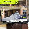 Safety Footwear Men Work Boots Lightweight Sneakers Puncture-Proof Work Shoes Indestructible Male Steel Toe Sport Shoes