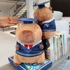 Capybara Graduation Teddy Bear Plush Toy With Scholar Outfit For Students Gift