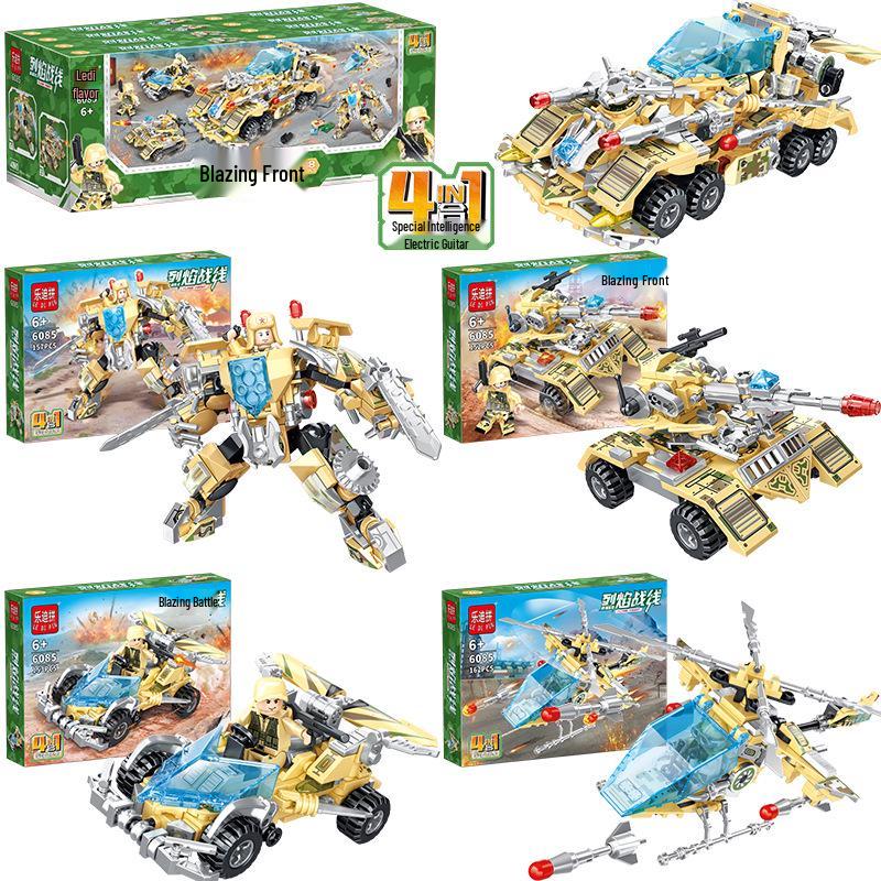 Nezha 2 Compatible Building Blocks: Educational Street Stall Toys for Kids