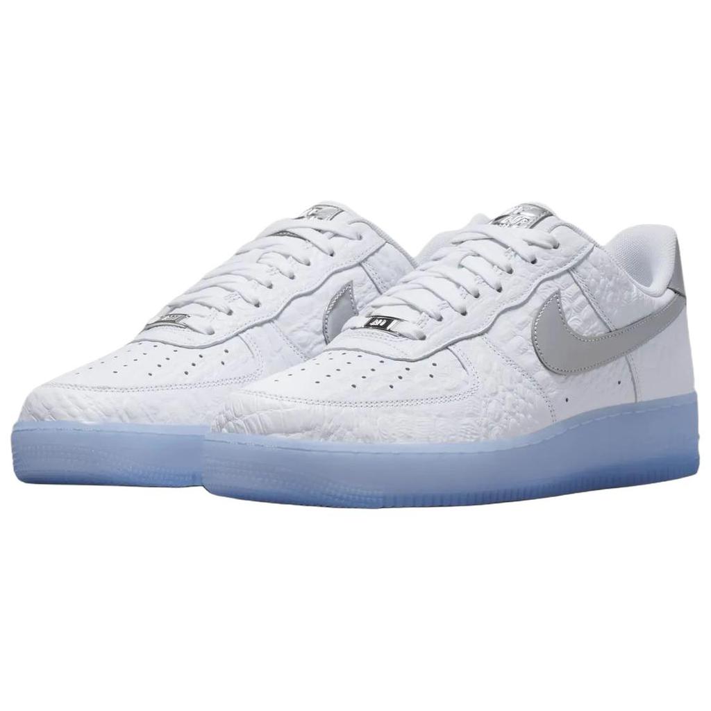 Nike Air Force 1 Low White Croc Men Sneakers Blue-Tint-Pure-Platinum-Chrome IR1981-100