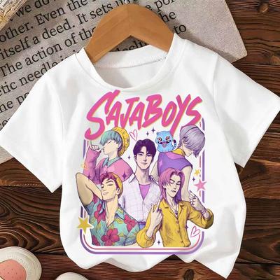 2026 Módní Ležérní Dětské Tričko KPop Lovci Démonů Cool Dívčí Tričko Top Vtipný Dárek pro Fandy Tričko - KPop Lovci Démonů Oblečení