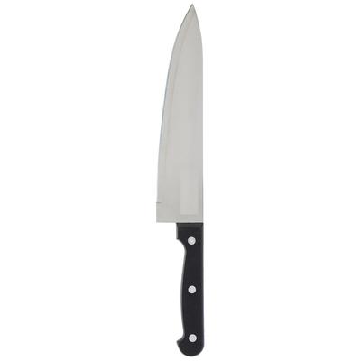Stainless Steel Chef's Knife | Triple Rivet Handle (Silver)