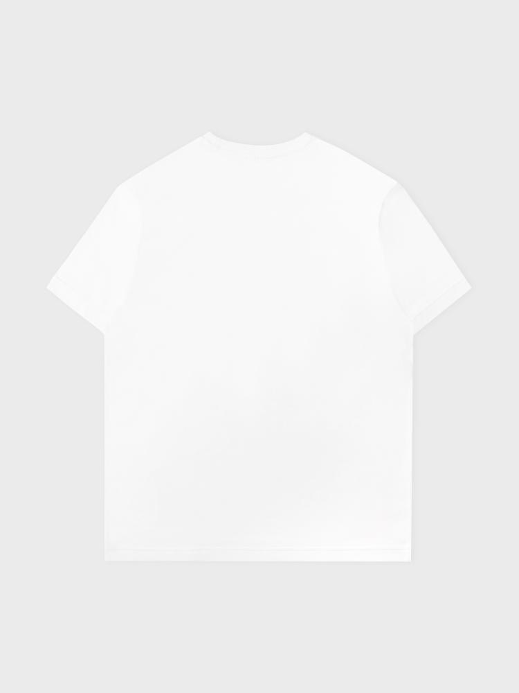 BT21 MANG Basic Street Short Sleeve T-shirt White