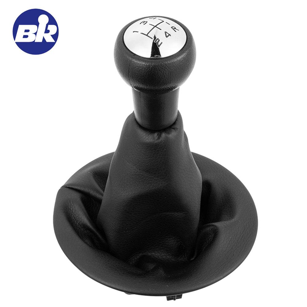 

Car Gear Shift Knob with Gaiter Boot Cover For Citroen Berlingo II Peugeot Partner II 2008 2009 2010-2018 Interior Replacement чёрный