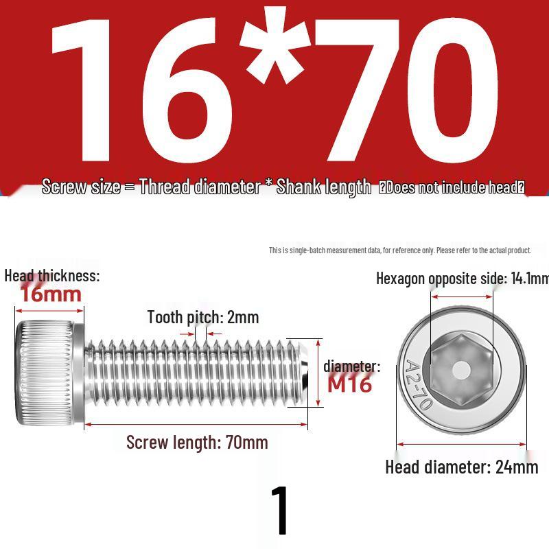 304 Stainless Steel Hex Socket Cap Screw with Extended Thread
