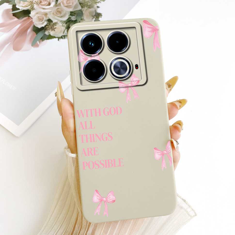 

Чехол подсолнух кролик для Infinix Note 40 X6853, силиконовый, мягкий, черный, для Infinix Note40 Note 40, защитная крышка, корпус телефона Infinix Note 40