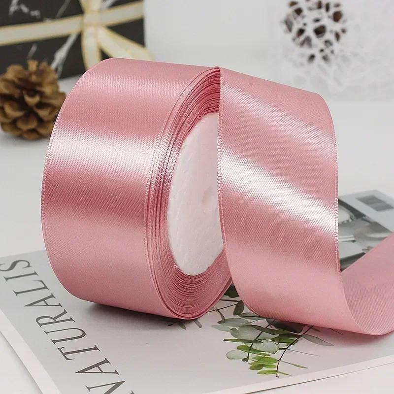 1 Volume 22 Meters Silk Satin Ribbons for Crafts Bow Handmade DIY Gift Wrap Party Wedding Decorative 6/10/15/20/25/40/50mm Tape