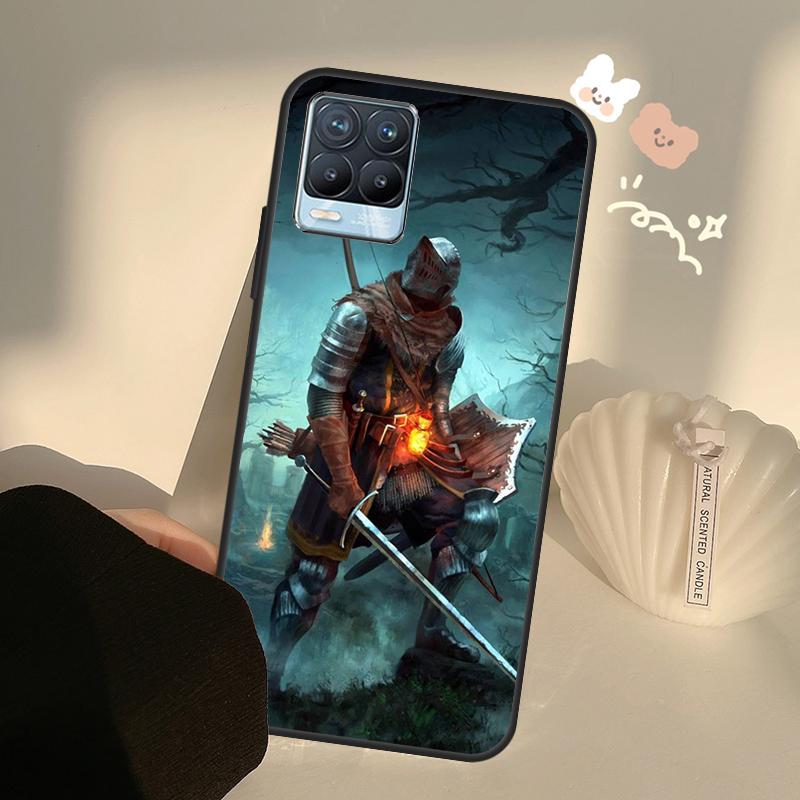 Praise the Sun Dark Souls Case For OnePlus 10 9 Pro 8T 9R Nord2 Cover For Realme GT Neo 2 3 GT Master 8i 9i 8 Pro