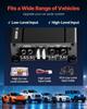 Subwoofer Bass Package, 305mm, 1200W RMS, Dual Car Audio Subwoofer and Amp Package, with Loaded Enclosure, Separate Amplifier, and Wiring Kit, for