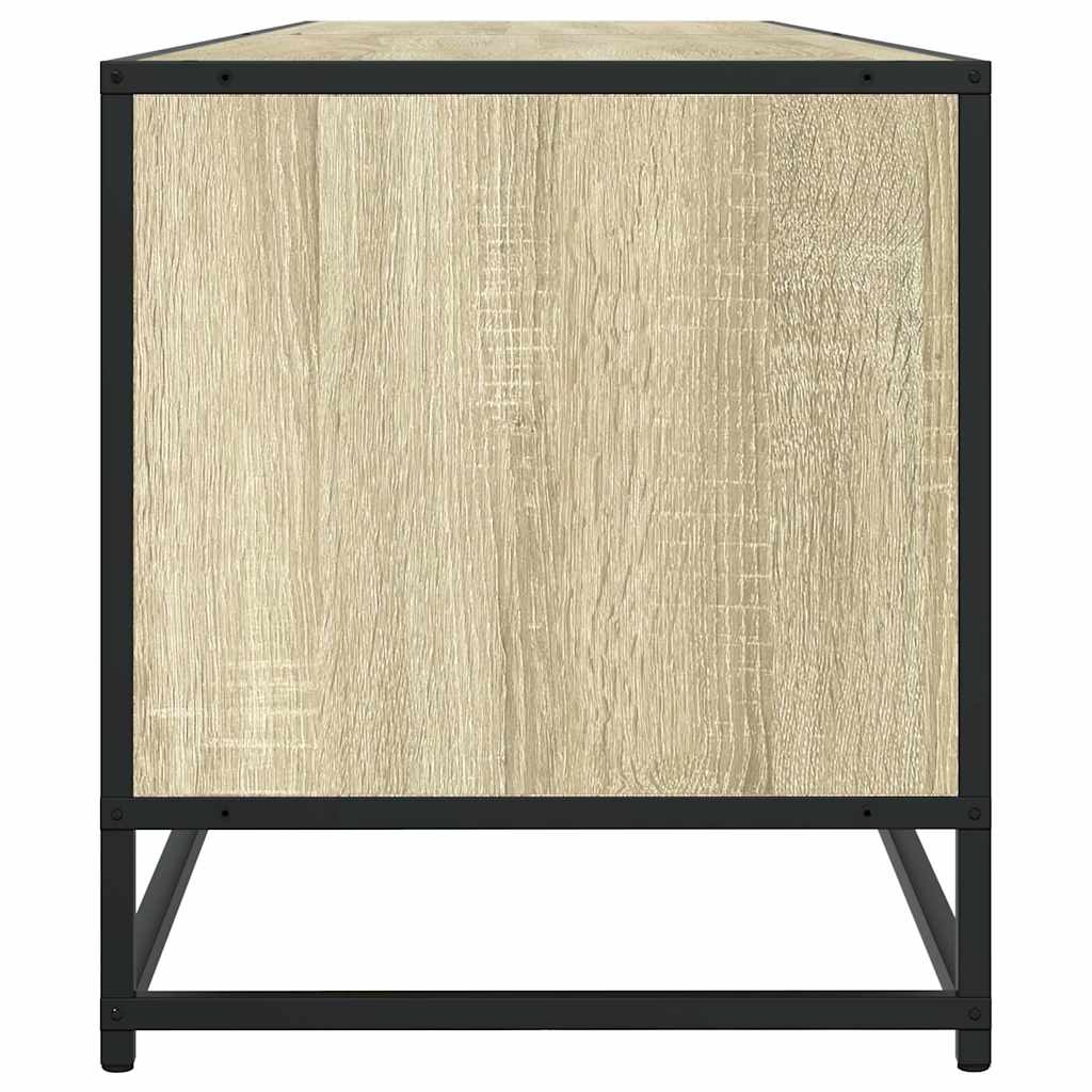 TV Stand in Sonoma Oak Finish 180 x 40 x 46 cm Engineered Wood