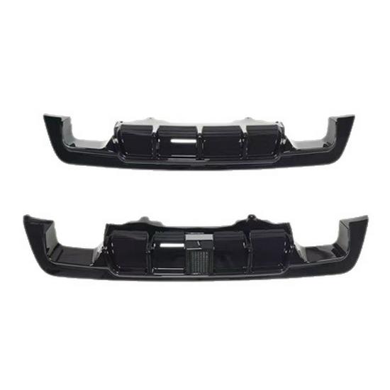 BMW 5 Series E60 Rear Diffuser with MP Style Lights & Carbon Fiber Pattern Spoiler (2005-2009)