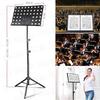 Adjustable Height Folding Music Stand, Compact, Lightweight, Portable Music Stand for Laptops, Tablets, and More