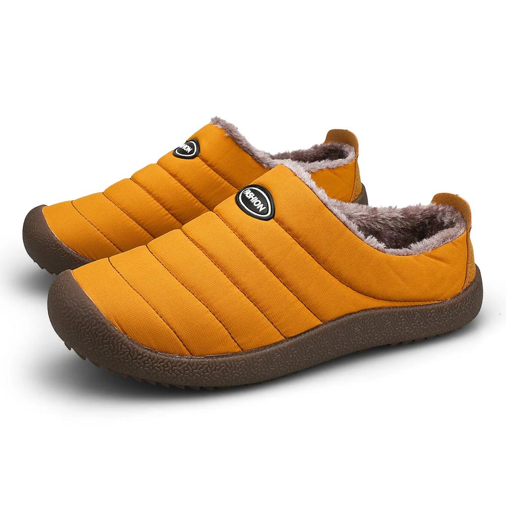 Ultra Soft Pure Cotton Slippers with Warm Non Slip Design Suitable for Both Men Women Outdoor Multifunctional Thick Soled Shoes