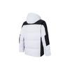 Anta Ice Armor Kurze Daunenjacke mit Kapuze und Buchstaben-Spleißung Herren Oberbekleidung Schneeweiß 152347946-1