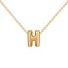 2pcs Fashion 26 Bubble Letter Necklace Gold Necklace