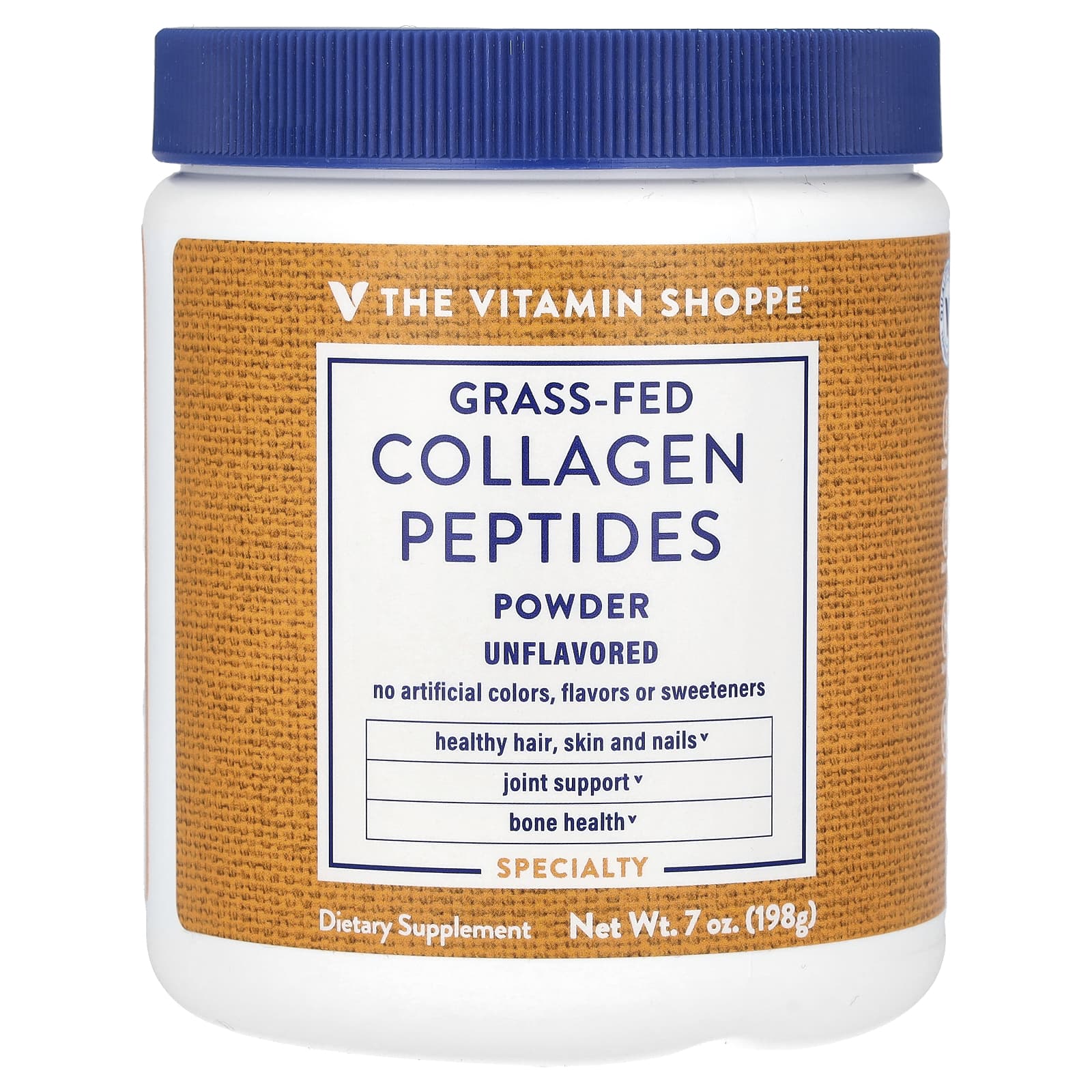

Grass-Fed Collagen Peptide Powder, Unflavored, 198G (7Oz)