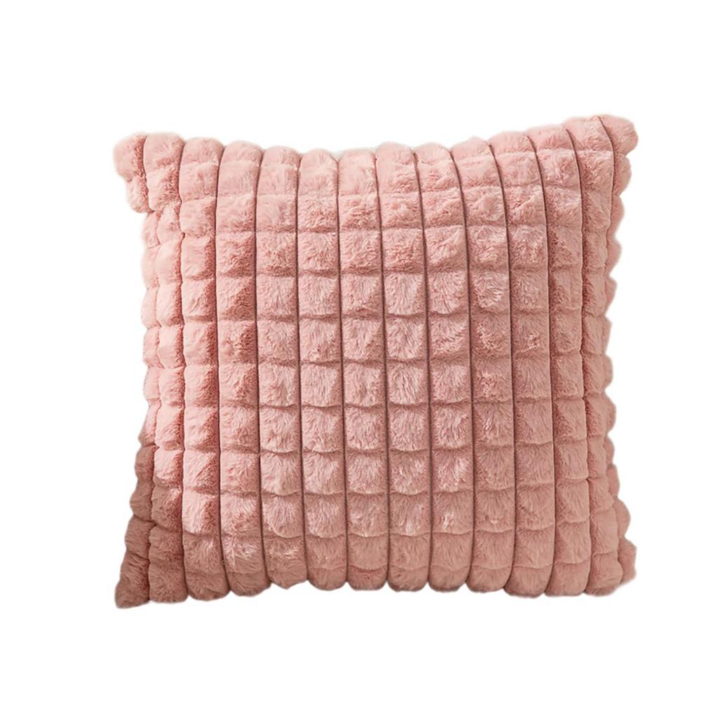 New Year Plushie Pillowcase Comfortable Easy Washing Cushion Cover for Sofa and Bed Decoration