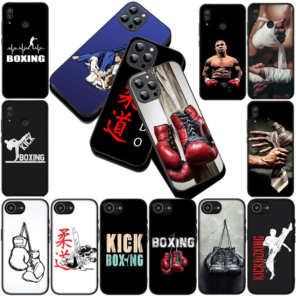 Strong Boxing Gloves Kickboxing Judo Phone Cover for Samsung Galaxy S25 S24 S23 FE Ultra Plus S7 Edge S25+ S23+ A56 5G Soft Case