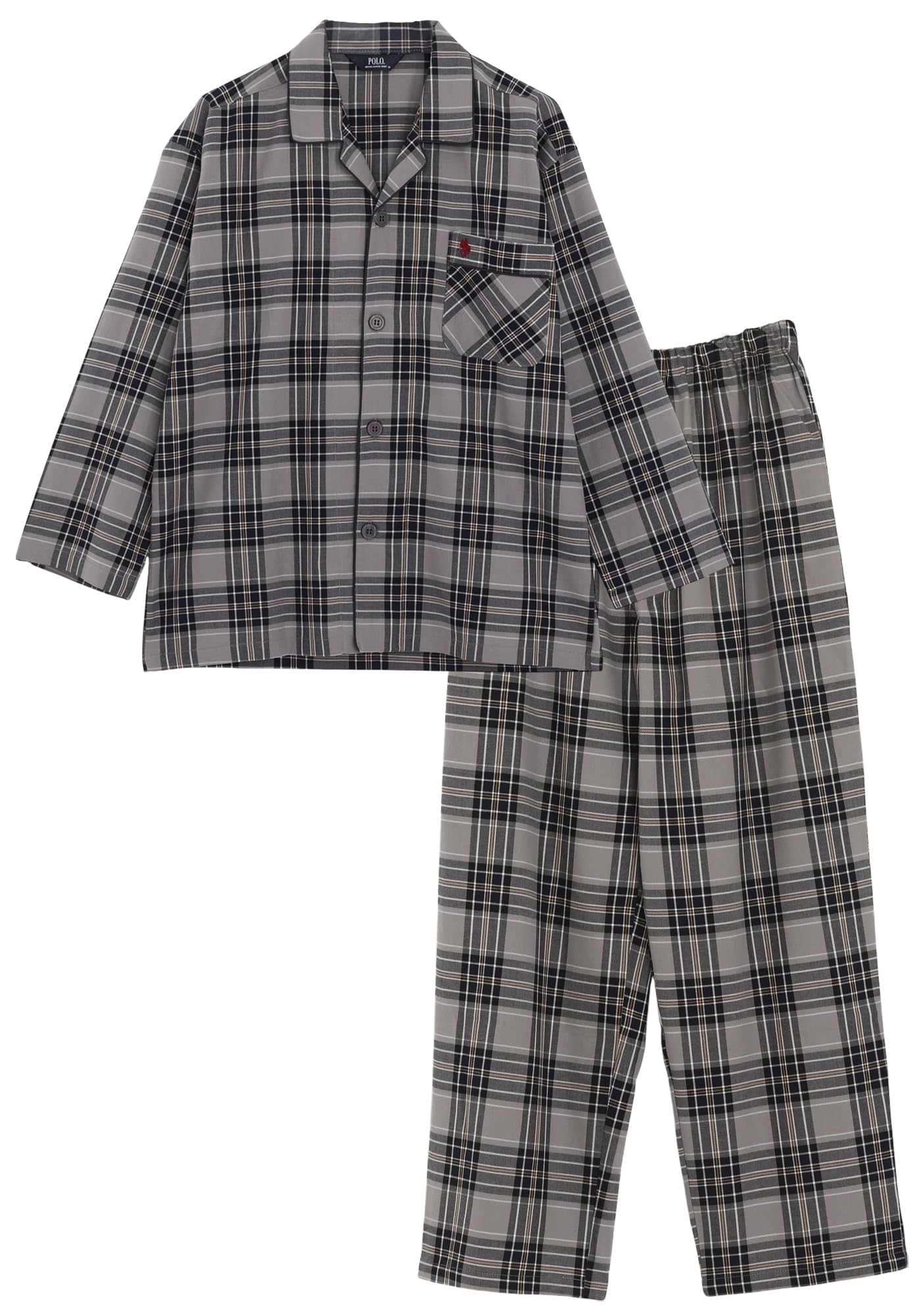 

Kaitak Family POLO BCS Рубашка с длинным рукавом из виеллы в клетку, серая и размеры M и L, мужская, 100% хлопок, с рисунком, темно-синяя, весна/осень, (М, Грей) серый