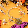 Copper Metal Charm Bead Components Luminous Pumpkin Skull Halloween Series Charm Bead Components Bead Components Compatible With Authentic Original