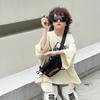 Trendy Boys Mini Crossbody Bag For Kids With Stylish Embroidered Letters Cotton Lining