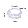 M-Modern-12PCS Ramadan Kareem Napkin Rings Kit Eid Mubarak Muslim Islamic Dinner Table Home Decoration Alloy Napkin Buckle Set K
