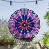10 Inch Hanging Wind Chime with 360 Degree Hook Spinning Art Decor for Garden Courtyard Spring Summer Outdoor Decoration Classic Gift Idea