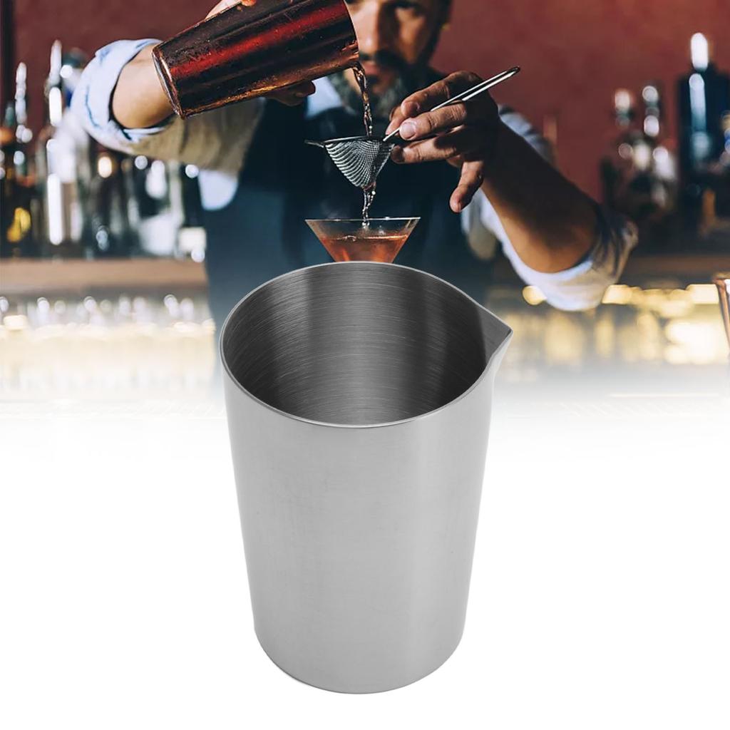 304 Edelstahl Cocktail-Mixingglas Rührbecher mit Adlerschnabel Barzubehör Wesentlich Edelstahl Cocktail-Mixingglas