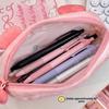 Kawaii Plush Little Pig Pencil Case Large-Capacity Stationery Pouch Rabbit Shape Pencil Bag  Girls