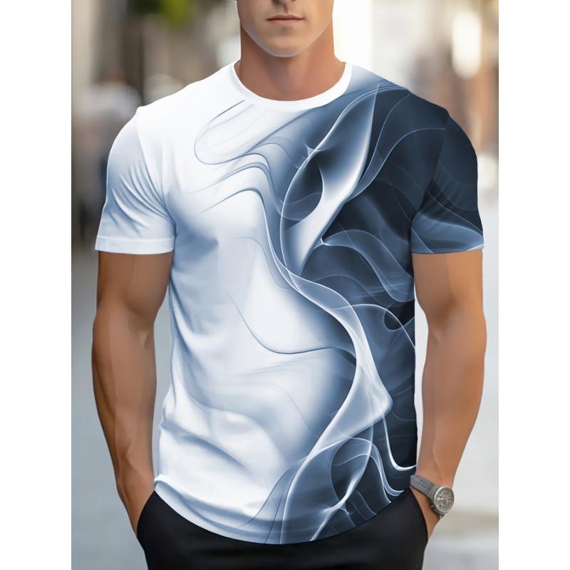 T-shirt Estive Digitali Stampate da Uomo Sono Marche Trendy con Nuovo Design Stampato Maniche Corte. Adatto per l'uso quotidiano all'aperto