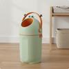 Diaper Pail Easy To Odor Control Locking Sealed Infant Trash Can White