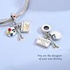 Palette Pigment Pen Charms Copper Dangle Pendant Fit Bangle Bracelet Necklace Diy Jewelry