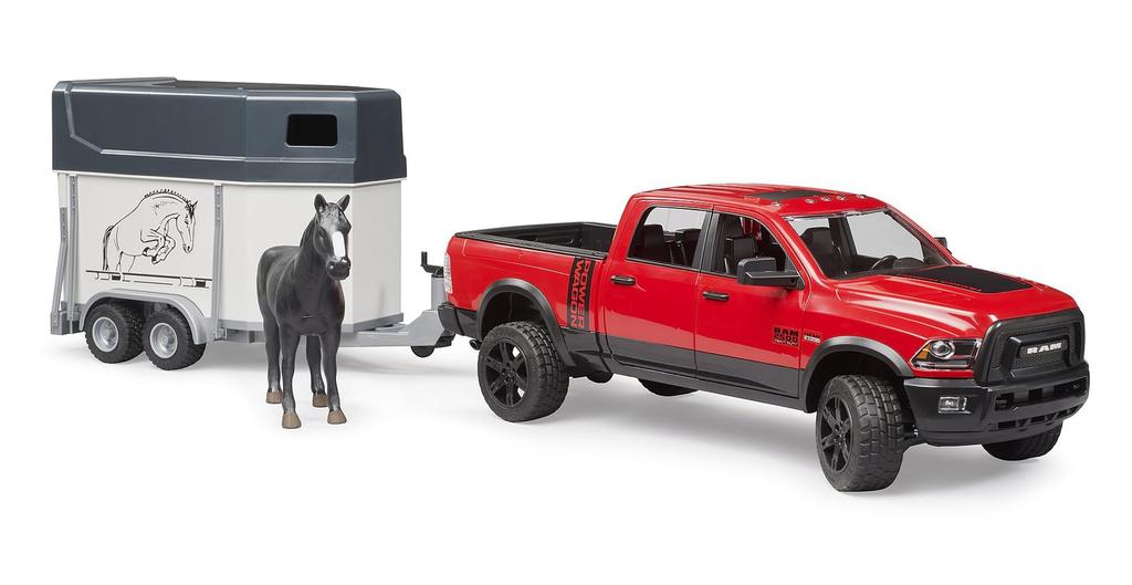 BRUDER Ram Power Wagon & Horse Trailer BR2501
