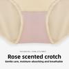 Women's Summer Ultra Thin Rose Fragrance Anti  Bacterial Quick  Drying Breathable Invisible Ice Silk No Trace Briefs