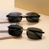 New fashion frameless high definition driving sunglasses male and female drivers driving fishing sunglasses tide UV protection glasses