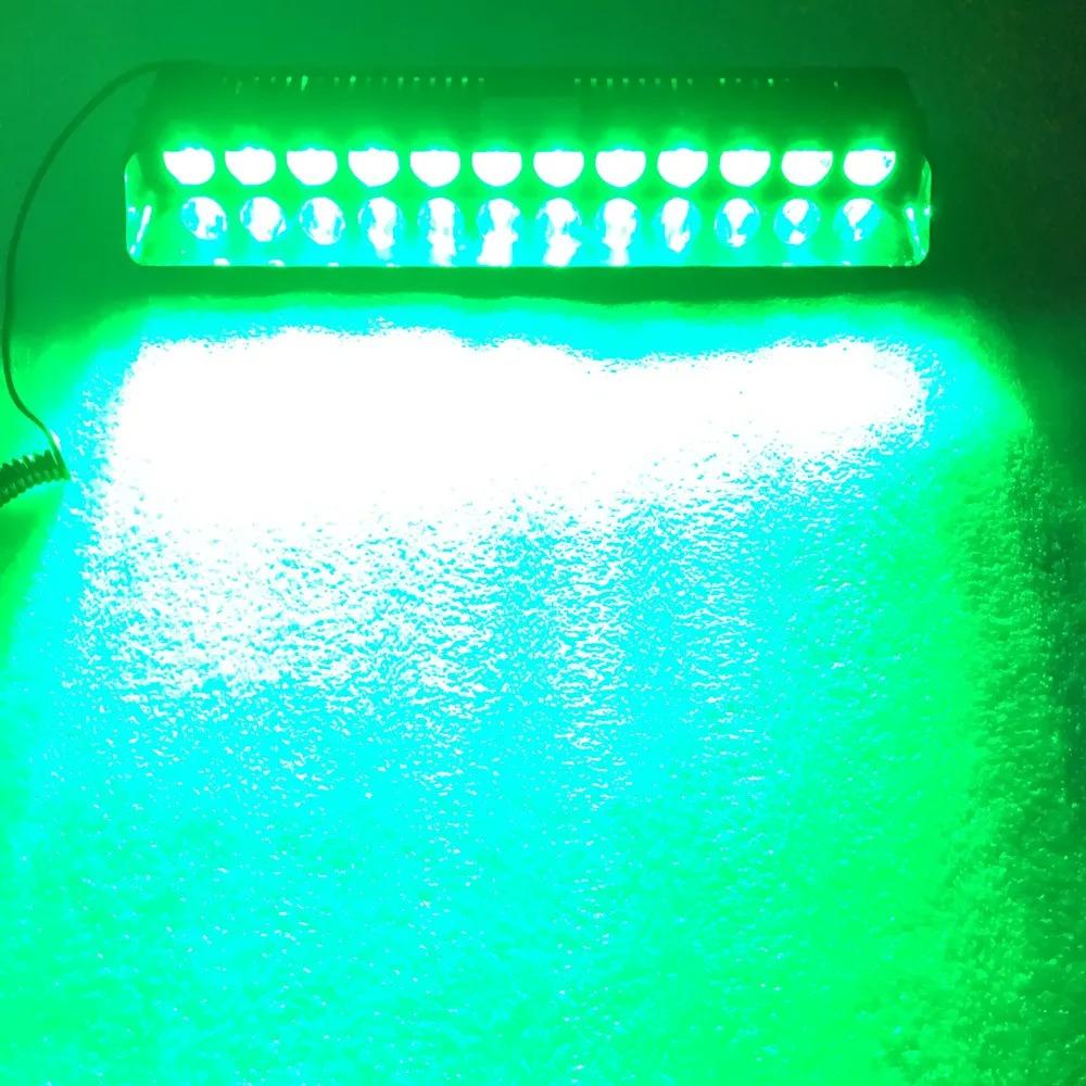 Car Strobe Flashing Windscreen Lamp 12LED Red/Blue Police Led Flasher Emergency Warning Light 12V 12W