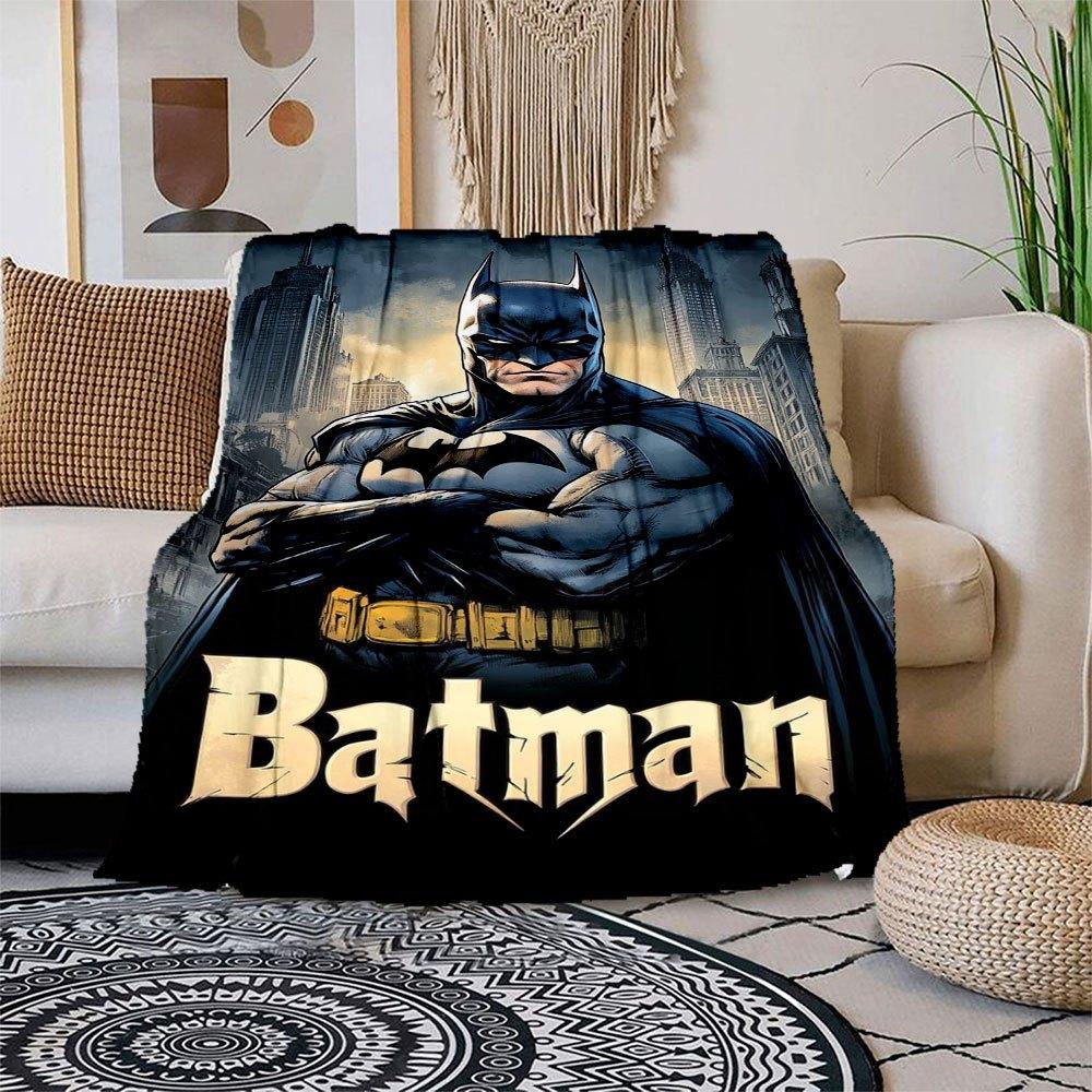 

Batman Poster Wall Art DecorBlanket Flannel Throw Blanket for Sofa, Bed, Travel, Camping, Office 100x150cm