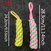 Durable Braided Rope Dog Toy for Aggressive Chewers Interactive Teeth Cleaning Chew Toy with Handle for Puppies  Large Dogs