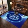 Millwall Football Print Crystal Velvet Rug, Comfortable Water Absorbent Non Slip Indoor Floor Carpet