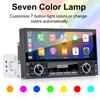 Radio samochodowe 1DIN Uniwersalny Odtwarzacz Multimedialny MP5 6,9 calowy Ekran Dotykowy HD Obsługa Carplay Mirror Link BT SWC Stereo