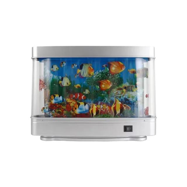 

Virtual Ocean in Motion Night Light Artificial Tropical Fish Tank Lamps Aquarium Decor For Children Halloween Christmas Gift Toy