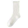 Summer Stacking Socks, Women's Ice Silk Cotton Breathable Mid-leg Socks, Anti-odor and Sweat-absorbing Thin Style