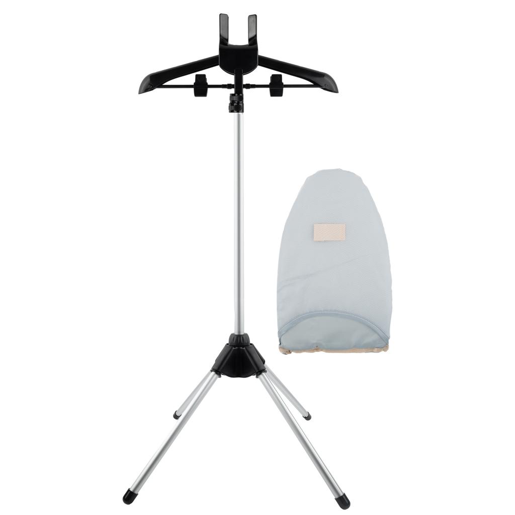 Bügelhandschuhe Bügelbrett 360 Grad drehbar Verstellbare Stangen Aluminium Faltbarer Kleiderbügel Dampfbügelständer