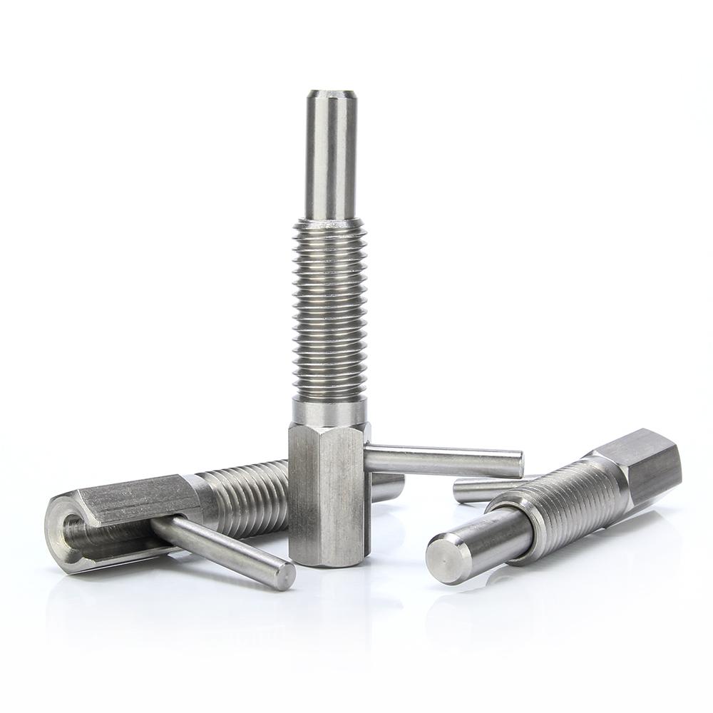 Lever Type Hand-Retractable Plungers Stainless Steel/Carbon Steel Indexing Plungers Spring Plunger With Coarse Thread M6 M8 M10 M12 M16