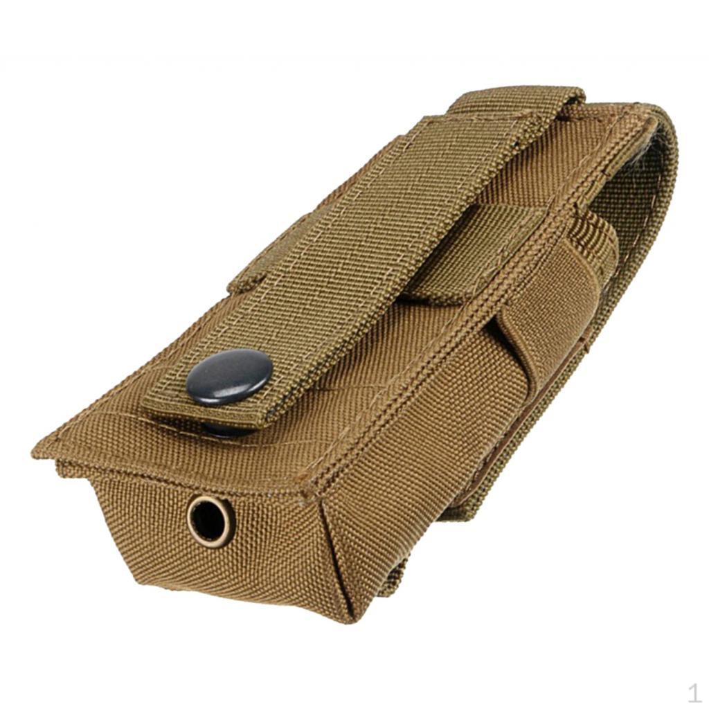 Bag Flashlight Belt Holder Phone Case Pouch Waterproof Nylon for Outdoor Hunting Hiking