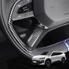 1PCS For Renault Filante 2026 2027 LHD/RHD Car Steering Wheel Button Cover Interior Accessories Carbon/Wood/Black Style ABS