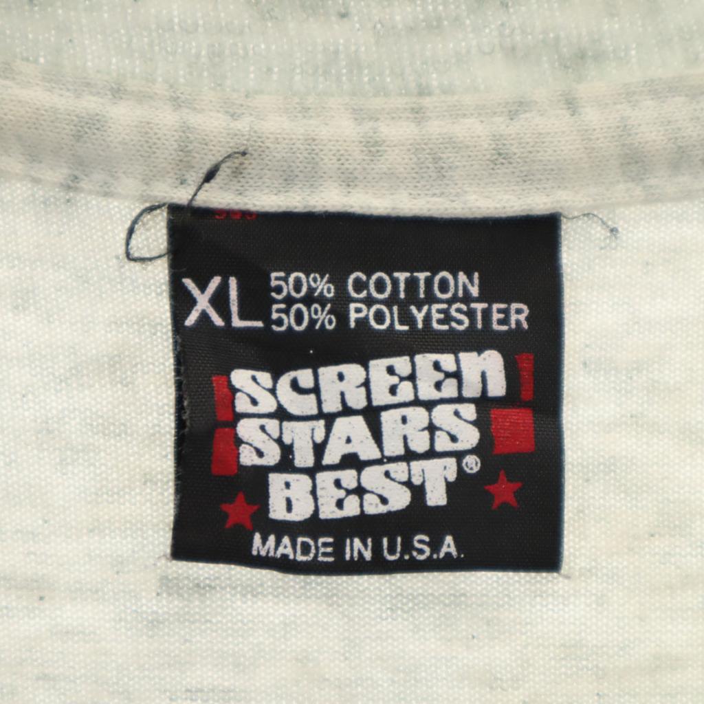 SCREEN STARS BEST 90s Made In USA Old Corporate Prints Short Sleeve T-shirt Men's Used