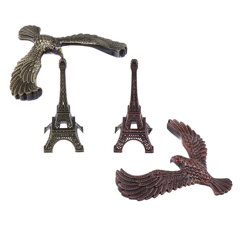 Alloy Tower Model Balance Eagle Bird Miniature Figurines Decompression Toy