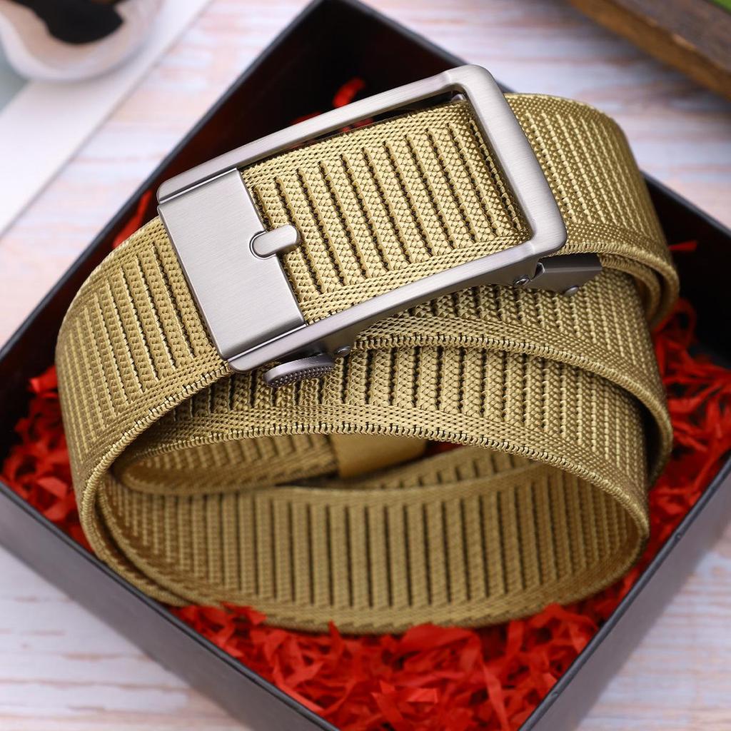 Men's Tactical Nylon Belt with High-Quality Alloy Buckle