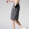 Men Shorts Elastic Waistband Drawstring Design Summer Sport Pants Ultra-Thin Ice Silk Fitness Short Pants